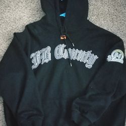 Black FB County Hoodie Size xl 10/10 Condition 