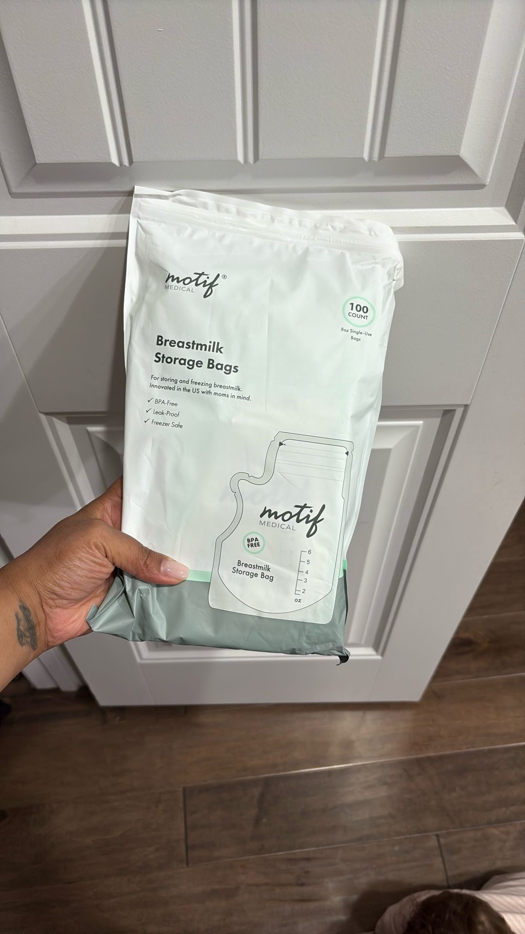 5 packs of Unopened Motif Milk Storage Bags