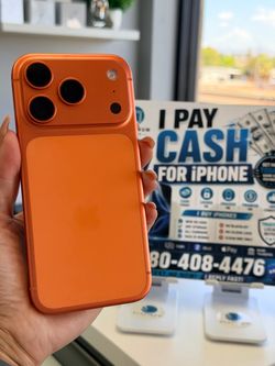 Unlocked iPhone 17 Pro orange 256gb like new