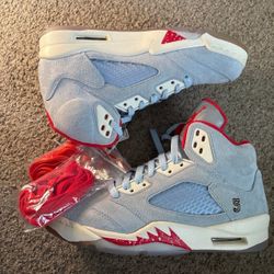 Air Jordan Trophy Room x Air Jordan 5 Retro 'Ice Blue' CI1899-400 Men's Size 7