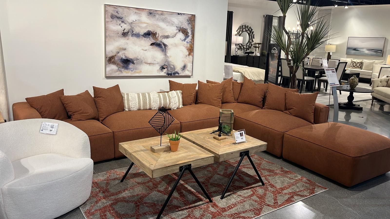 Jennifer Sectional $10 Down Payment And Financing Available