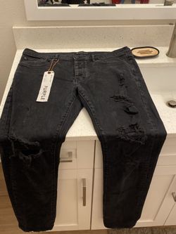purple jeans