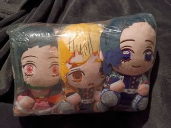 Demon Slayer: Kimetsu No Yaiba Plushies  8".  6-pack NEW