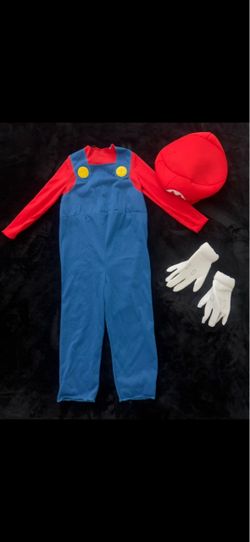 Super Mario costume, size 1–2 years old.