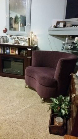 Crush Velvet barrel Chair