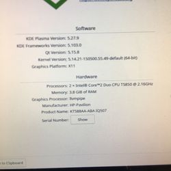 HP TouchSmart Computer
