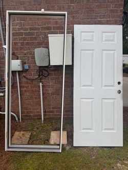 Door with frame