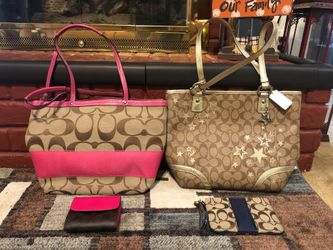 Coach bags. Each set $50