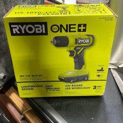 ONE+ 18V Cordless 3/8 in. Drill/Driver Kit with 1.5 Ah Battery and Charger