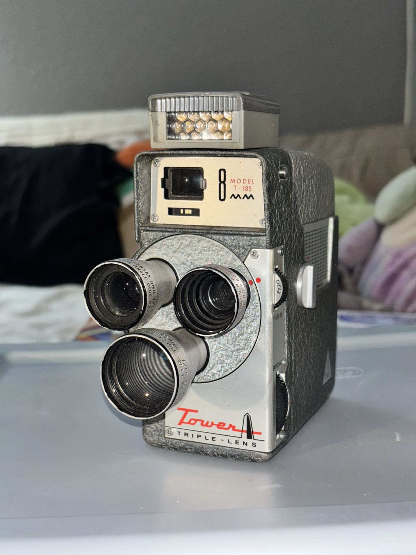 Vintage Sears Tower Triple Lens Movie Camera Model T-185