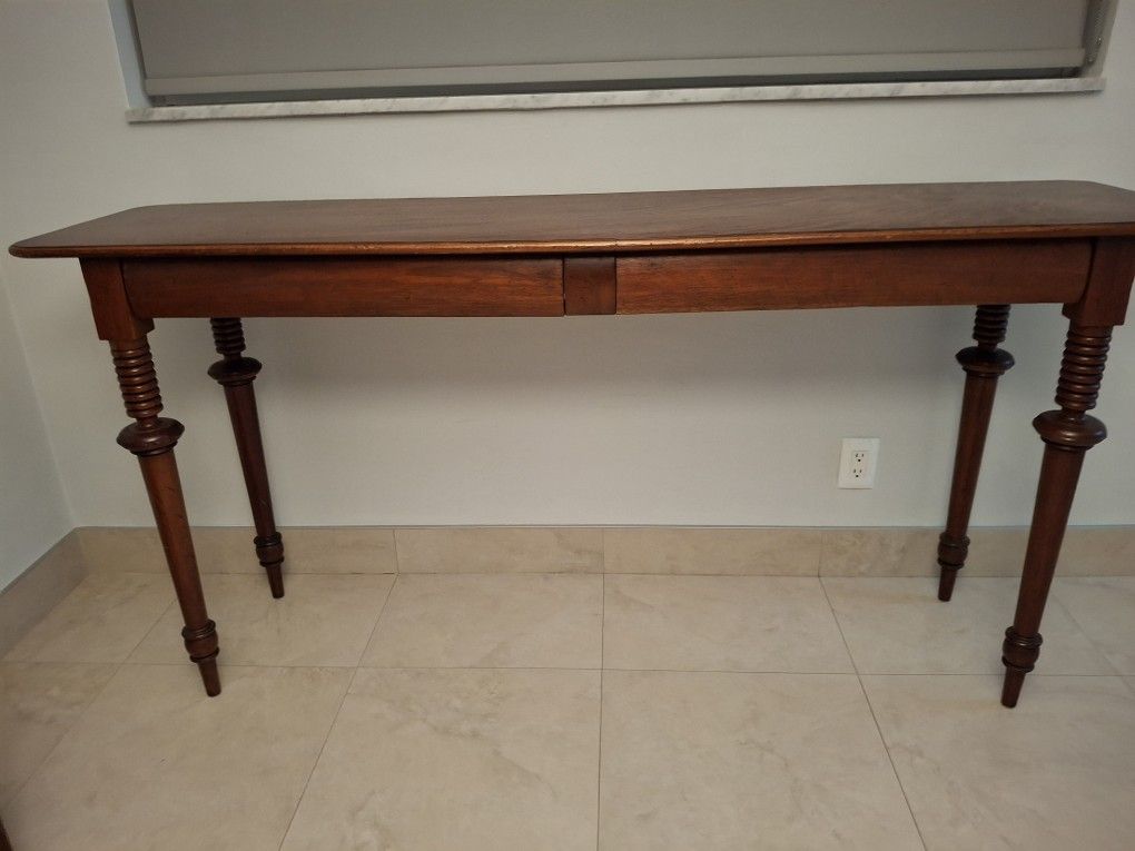 Vintage Mahogany Console Table