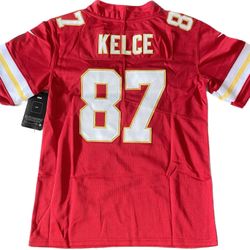 Youth Kansas City Chiefs #87 Travis Kelce Stitched Jersey, S to 3XL