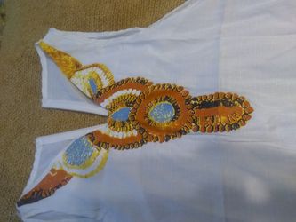 White Sleeveless Dress