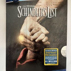 Schindler's List DVD - Universal 100th Anniversary