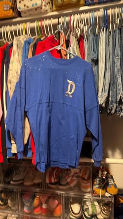 Disneyland blue sparkle spirit jersey
