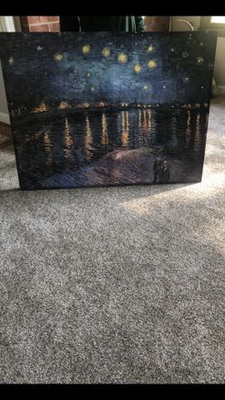 Van Gogh painting canvas copy