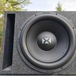 NVX 15" Subwoofer In Ported Box.