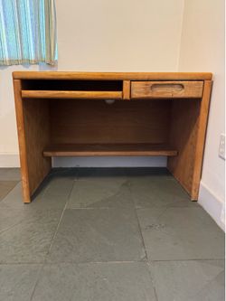 Solid Wood Desk - Vintage Style