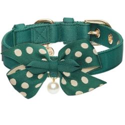   Blueberry Pet Most Coveted Dog Collar with Bowtie & Pearl