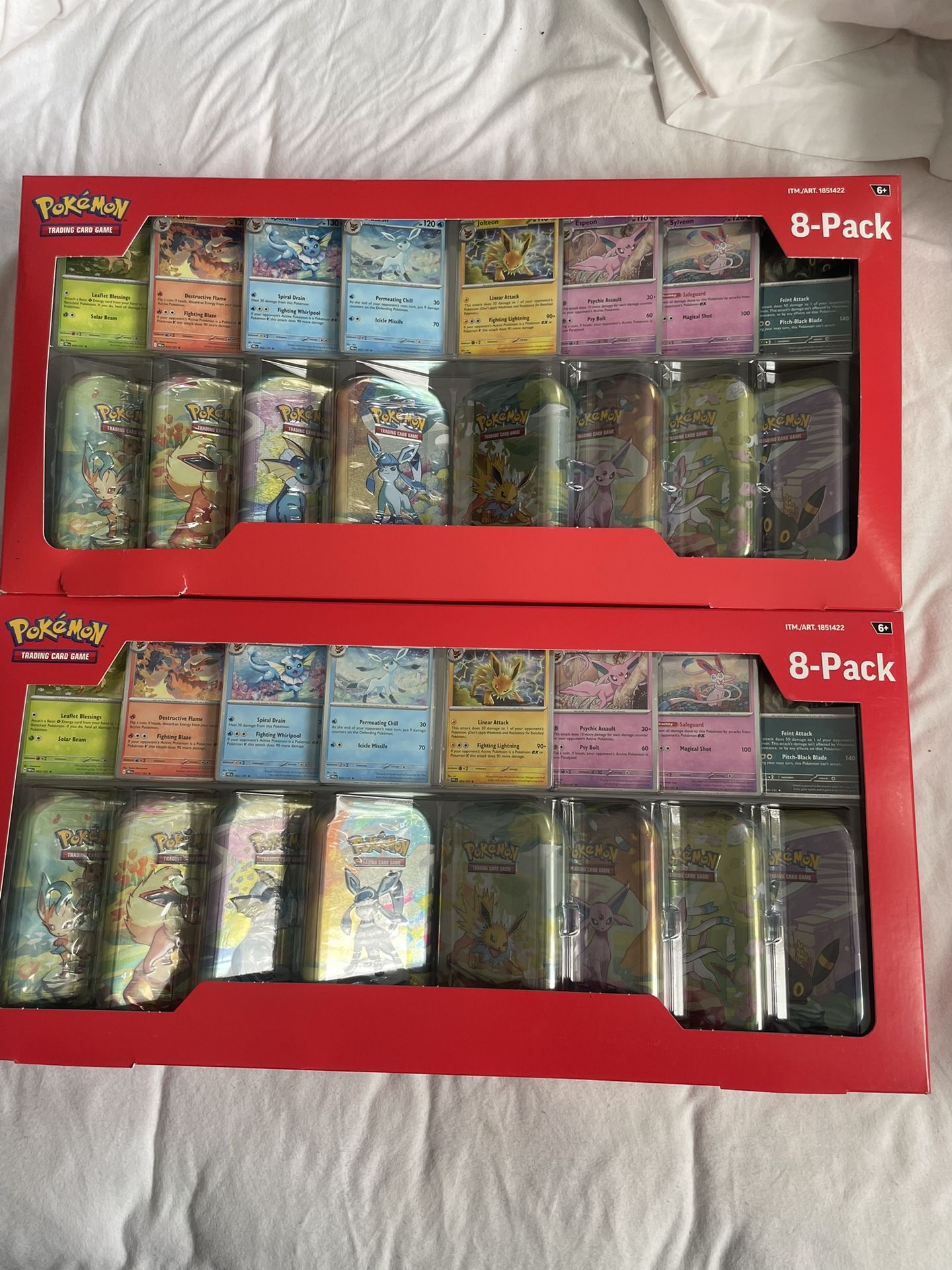 Pokemon Prismatic 8 Pack Tin Box