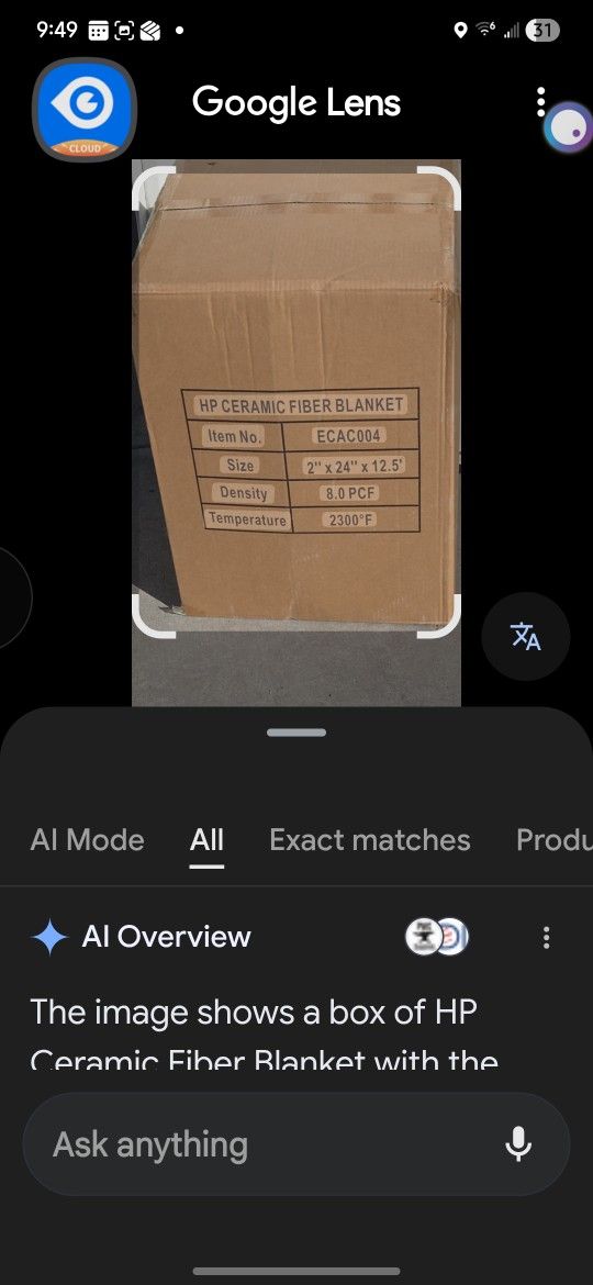 HP CERAMIC FIBER BLANKET