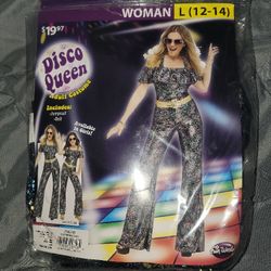Halloween Costume Disco Woman Large New $15 Each