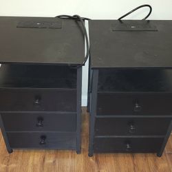 Bedside Table Pair