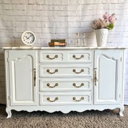 Awesome Shabby Distressed Solid Wood Cabinet Drawer Shelf Entryway Table Side Table Credenza Buffet