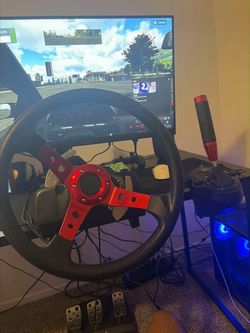 pedals Logitech steering wheel with pedals