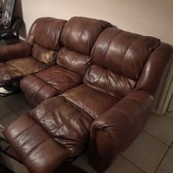 Leather Sofa 