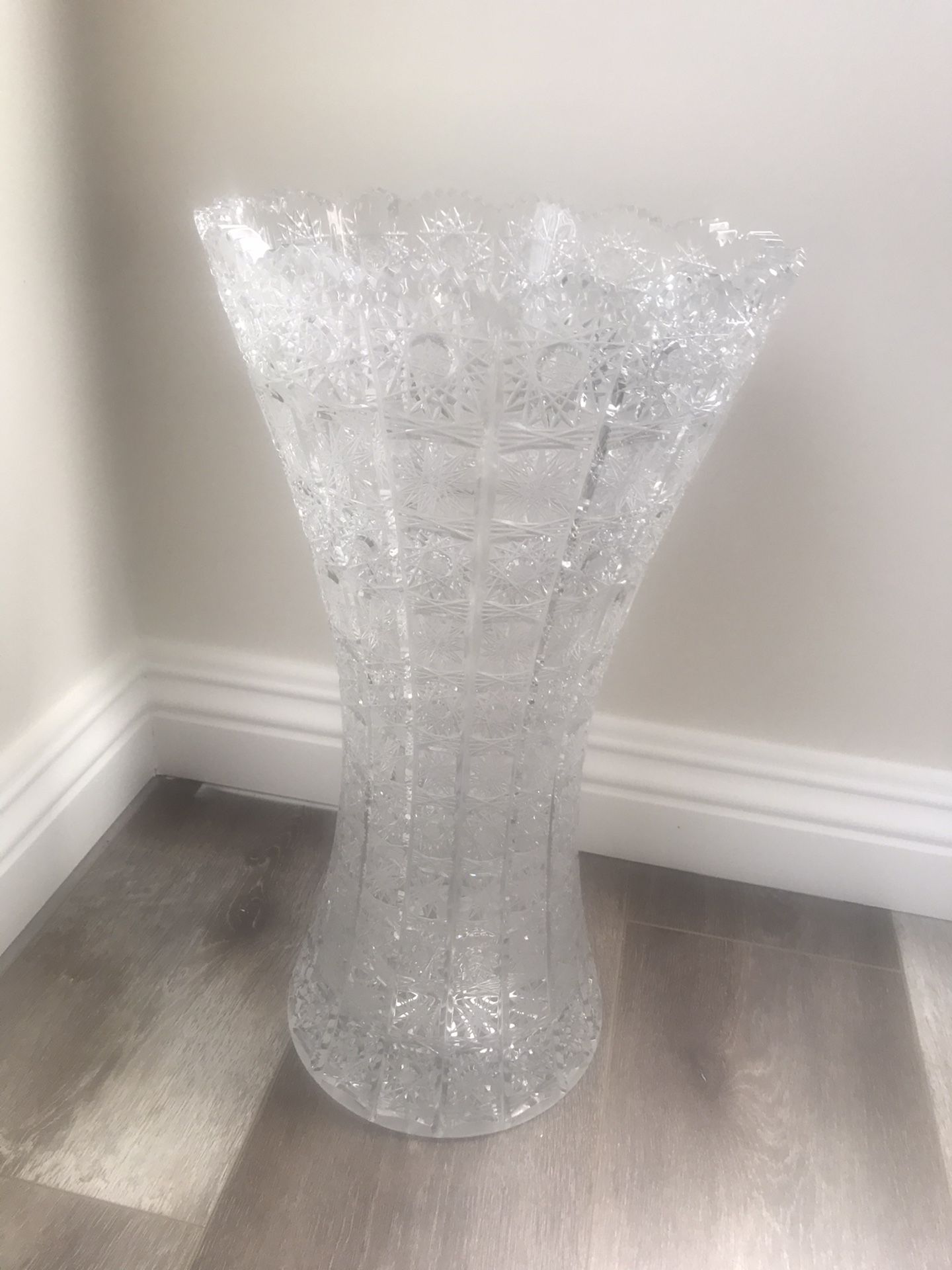 Bohemian Crystal Vase