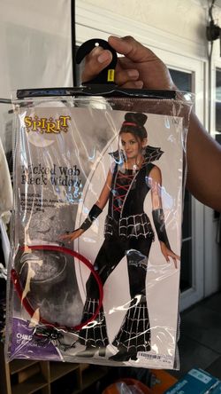 Spirit Wicked Web Black Widow Girls Costume