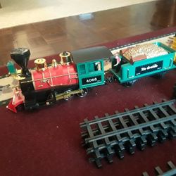 G Gauge 4068 ENGINE,6 Battery TENDER & REMOTE-Scientific Toy Train With Rail Tracks