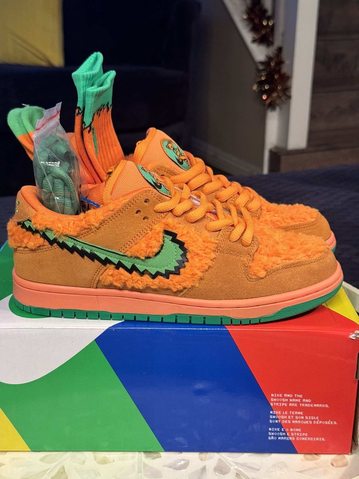 Grateful Dead Dunks 1:1 With Socks