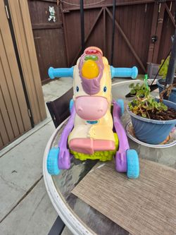 Unicorn  push toy