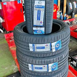225/50R17 Set Of 4 Lion Sport New Tires 