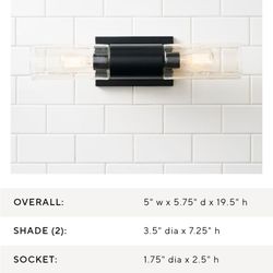 Pottery Barn Bathroom Light Fixture