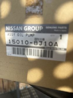 NISSAN ASSY OIL PUMP 15010-8J10A