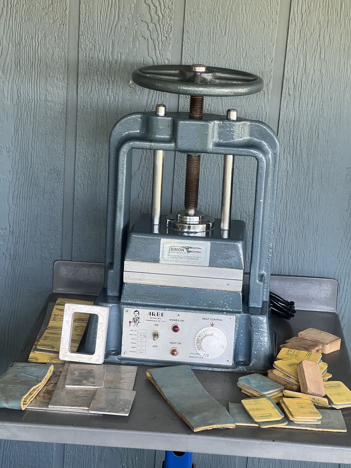 ARBE JEWELRY RUBBER MOLD MAKING VULCANIZER ~
