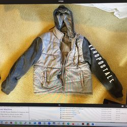 Coat With Hood Hoodie Aeropostale 87 Aero 87