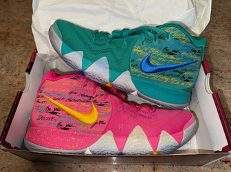 2018 Nike Kyrie 4 NBA 2K18 Friends & Family. Men’s size 10.5. Brand new, never worn.