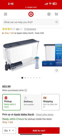 Water Filter Dispenser