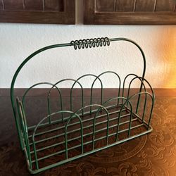 Green Wire Basket