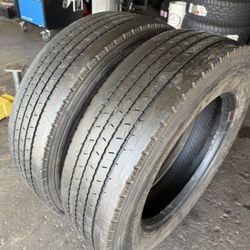 2 used tires 225/70/19.5 Toyo 14ply