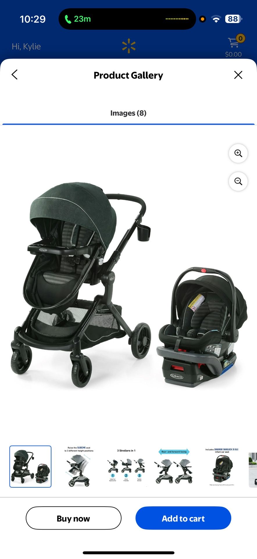 Car Seat And Stroller Combo