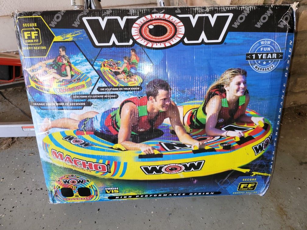 WOW World of Watersports, Macho Towable Tube, Multiple Riding Positions