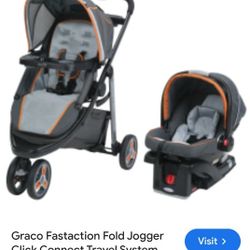 Graco Fast action Fold Jogger. Basinet/Stroller In One 