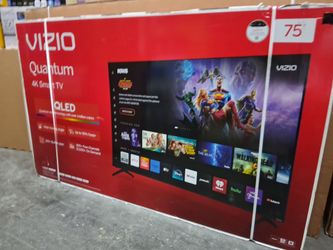 75" screen Qled smart 4k ultra HDTV by vizio  Quantum pro. Brand new