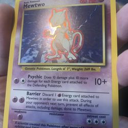 Pokémon Mewtwo Base. 1999 - NM