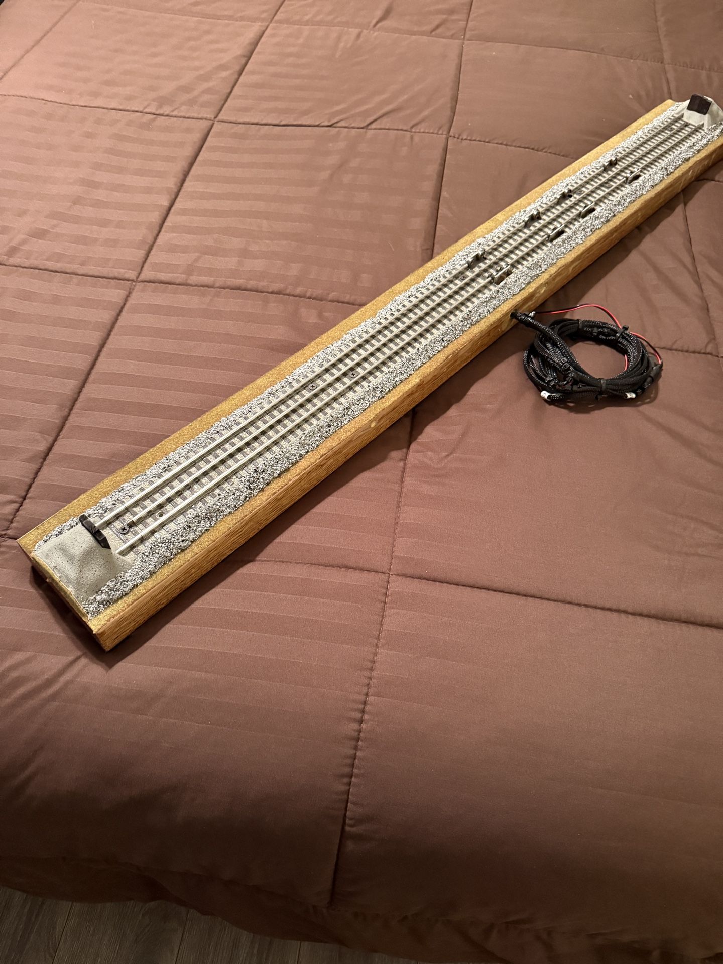 Lionel Visionline Big Boy Display Stand. Solid Oak